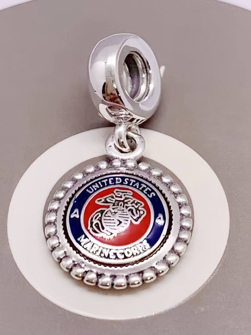 Pandora USMC Marine Corps exclusive Pandora Dangle Bead Charm